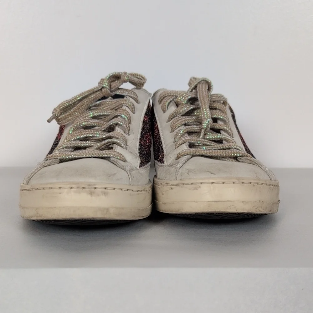 P448 S23 John BL Lace Up Low Top Sneakers